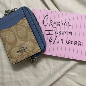 Coach ID card wallet like new
